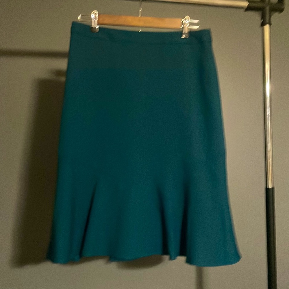 NWT Banana Republic Factory Teal Skirt